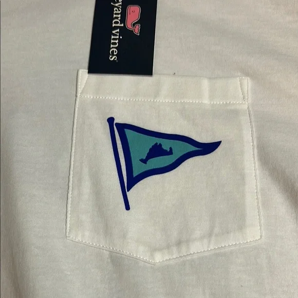 Vineyard Vines White Long Sleeve Men's Shirt - Picture 3 of 9